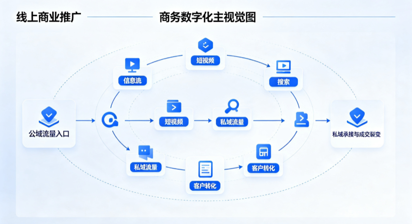 衡东县线上商业推广怎么做？全域流量闭环搭建与低成本转化实战指南